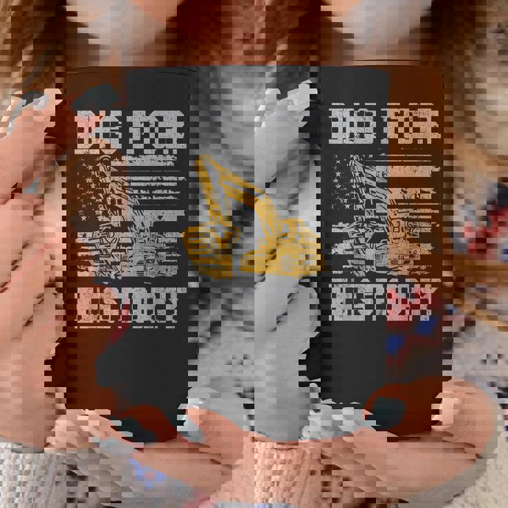 歴史を掘り起こす コーヒーマグ 面白い贈り物