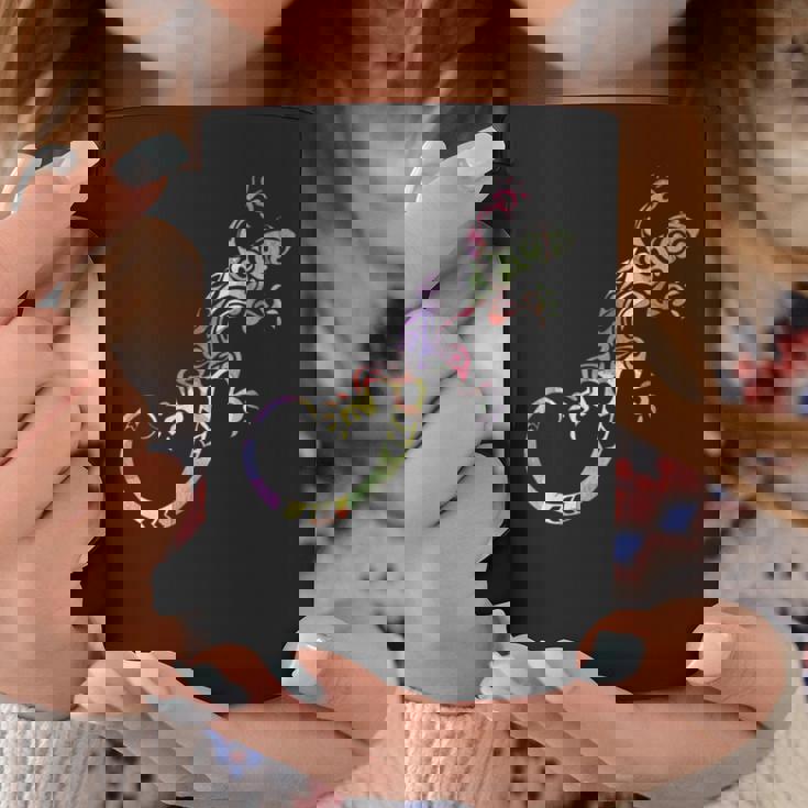 水彩絵の具トカゲ動物爬虫類恋人ヤモリ コーヒーマグ 面白い贈り物