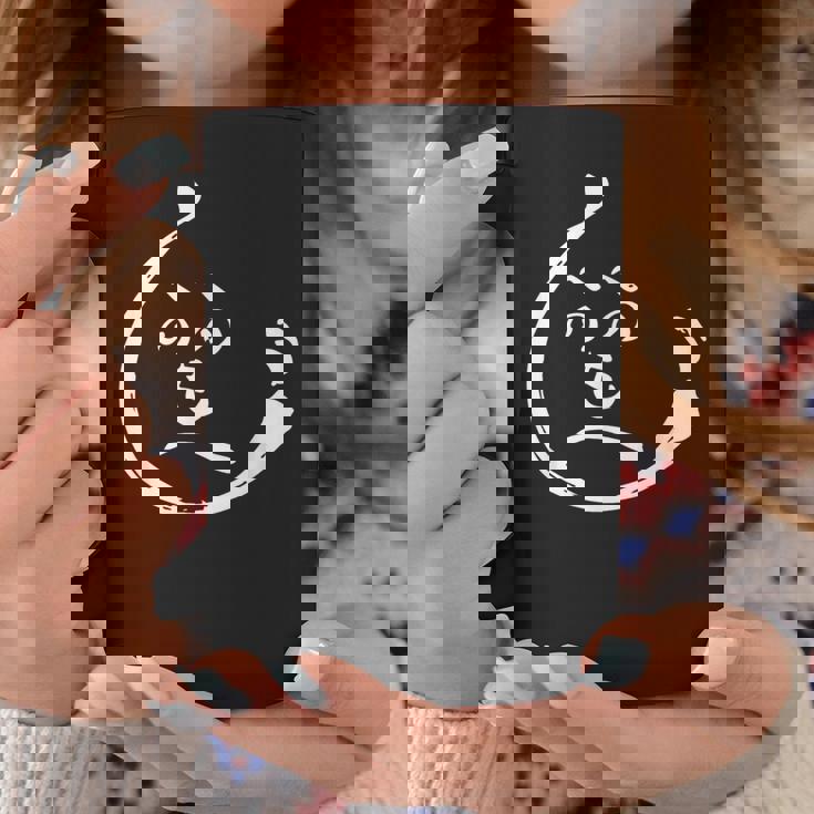 江戸時代の侍風にデザインした へのへのもへじ ユニーク ユーモア 面白い ふざけ ゆる かわいい インパクト コーヒーマグ 面白い贈り物