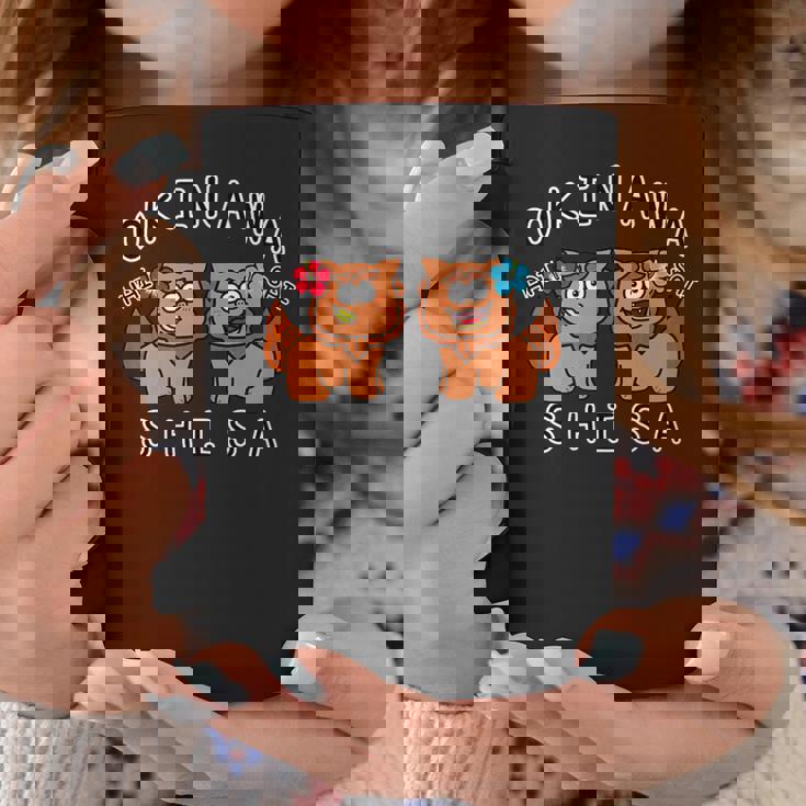 沖縄シーサーさん コーヒーマグ 面白い贈り物