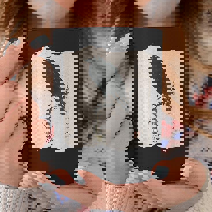 河鍋暁斎のカラス 浮世絵 日本画 日本文化 烏 コーヒーマグ 面白い贈り物