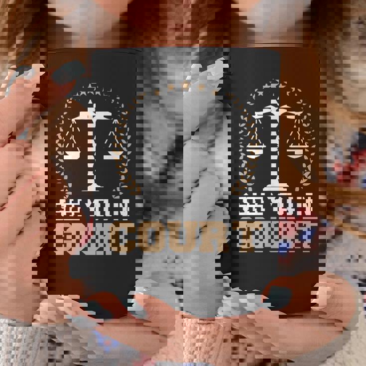 法廷で会おう 弁護士ミーム 未来の弁護士 引退した弁護士 コーヒーマグ 面白い贈り物