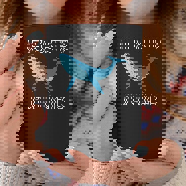 海 自然を愛する人 鯨のいる生活 コーヒーマグ 面白い贈り物