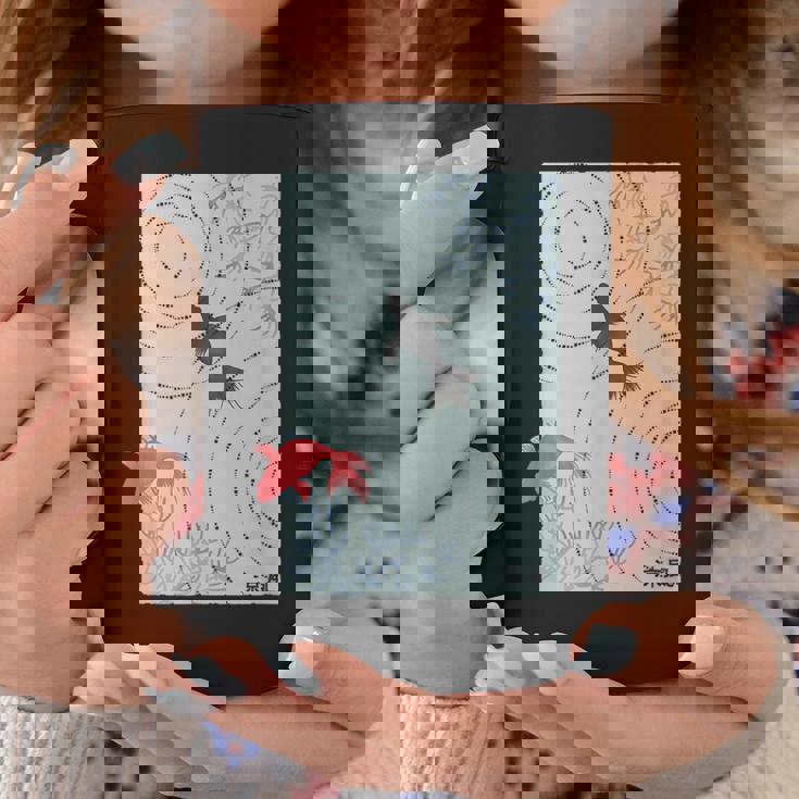 涼風2－いつかの雨上がり－ 金魚 波紋 夏 風 納涼 シック 和風 和柄 シンプル レトロ メンズ レディース キッズ コーヒーマグ 面白い贈り物