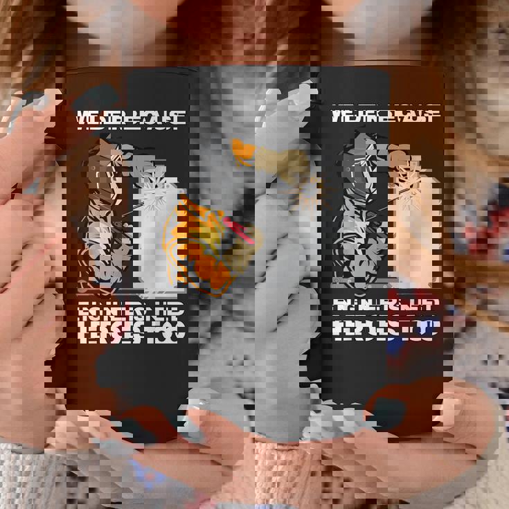 溶接工エンジニアにはヒーローが必要だから 面白すぎる溶接 コーヒーマグ 面白い贈り物