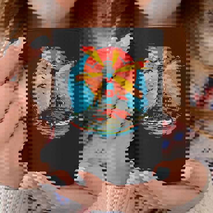 灯台 シーサイド ハウス セーリング 海 ビーチ ボート コーヒーマグ 面白い贈り物