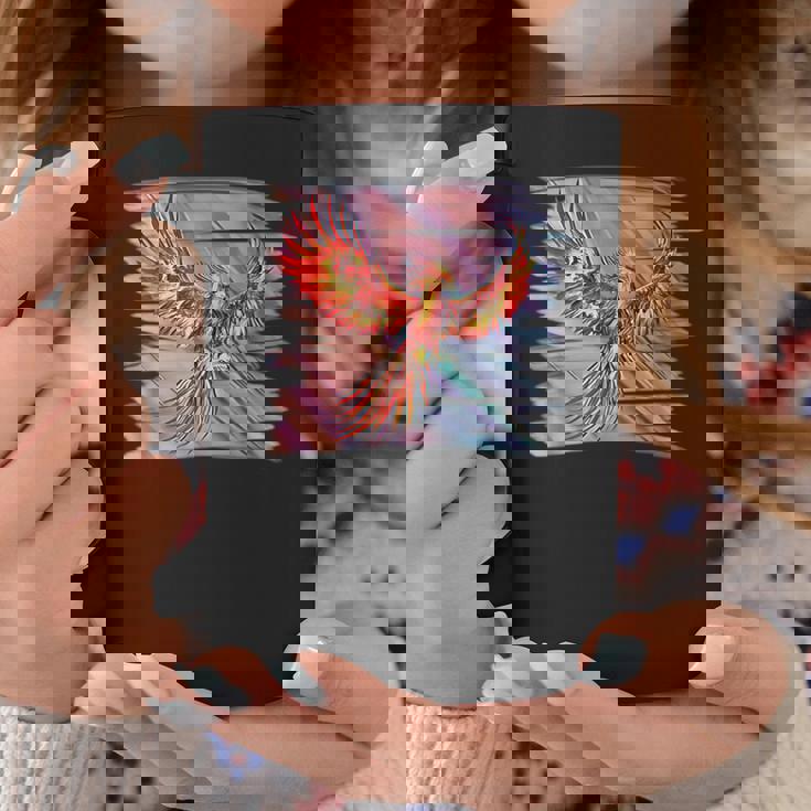 灰からのフェニックス 不死鳥 フェニックス 鳳凰 神話上の生き物 火 バード コーヒーマグ 面白い贈り物