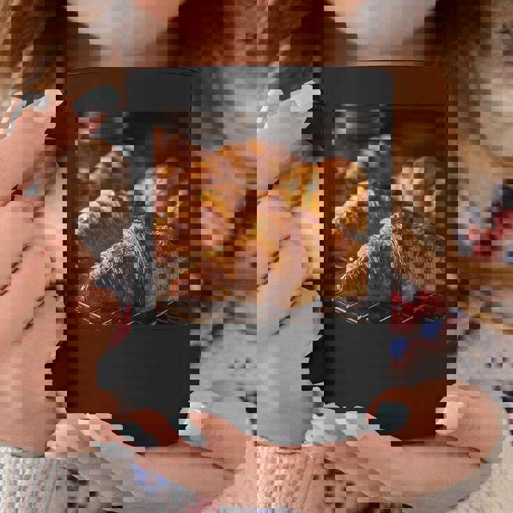 焼きたてのクロワッサン コーヒーマグ 面白い贈り物