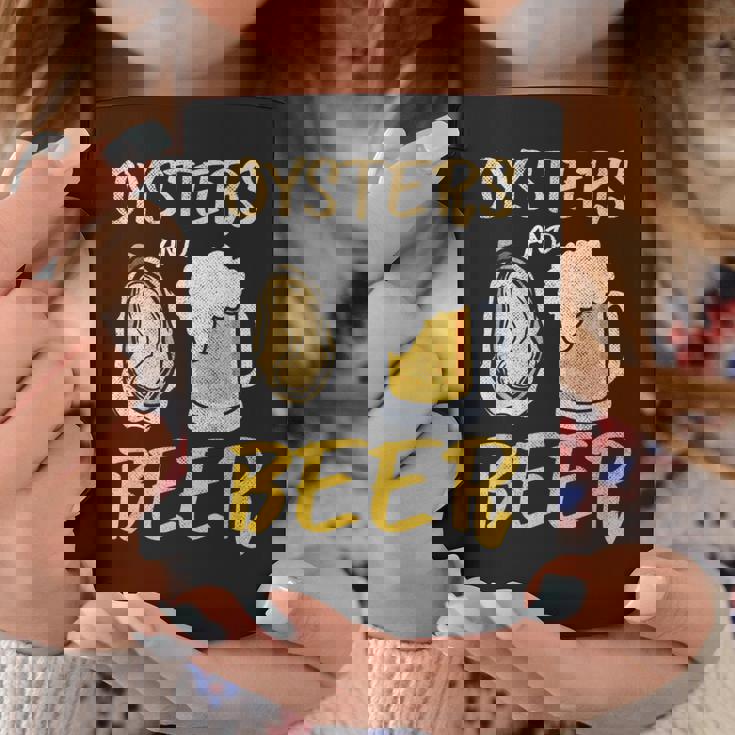 牡蠣とビール コーヒーマグ 面白い贈り物