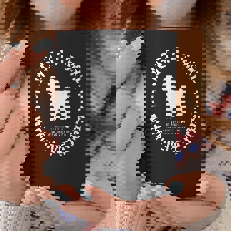 犬 おもしろ おしゃれ イヌ 可愛い プードル トイプードル シルエット コーヒーマグ 面白い贈り物