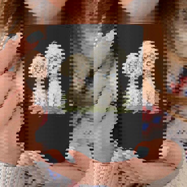 犬 トイプードル かわいい いぬ 子犬 ペット おもしろ 動物 イラスト コーヒーマグ 面白い贈り物