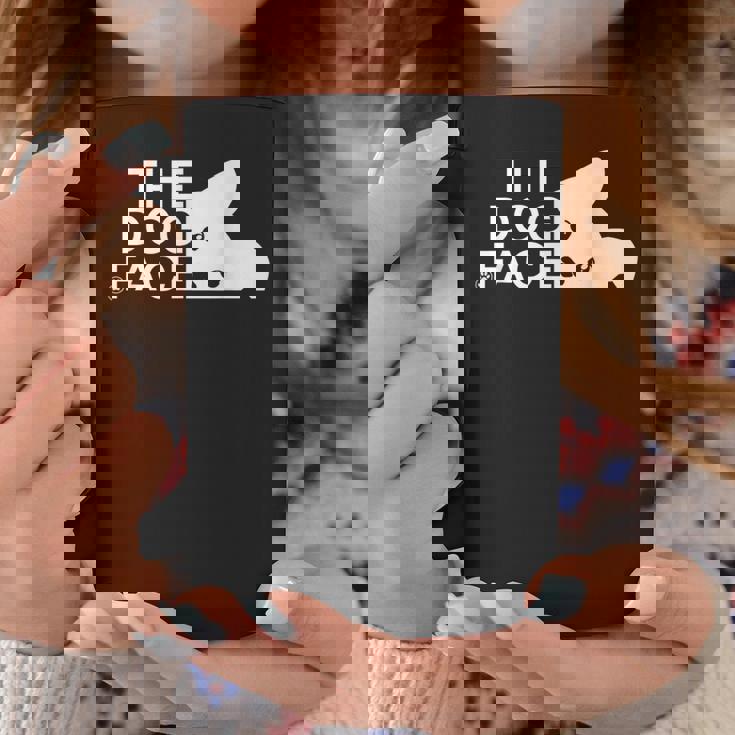 犬の顔のデザイン The Dog Face コーヒーマグ 面白い贈り物