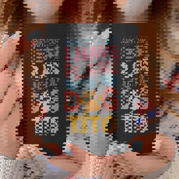 犬名 Tito パーソナライズギフト ビジーウィズ マイドッグ Tito コーヒーマグ 面白い贈り物