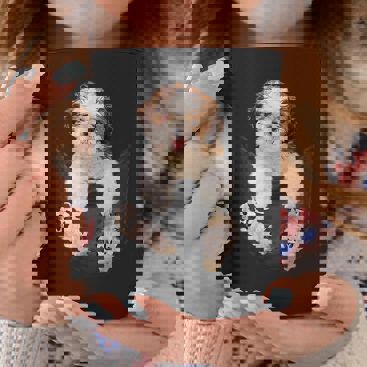 犬好き ギフト シーズー バッグ入り コーヒーマグ 面白い贈り物