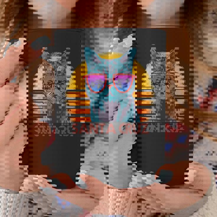 猫 ねこねこ サンタクルーズ カリフォルニア州 レトロ コーヒーマグ 面白い贈り物