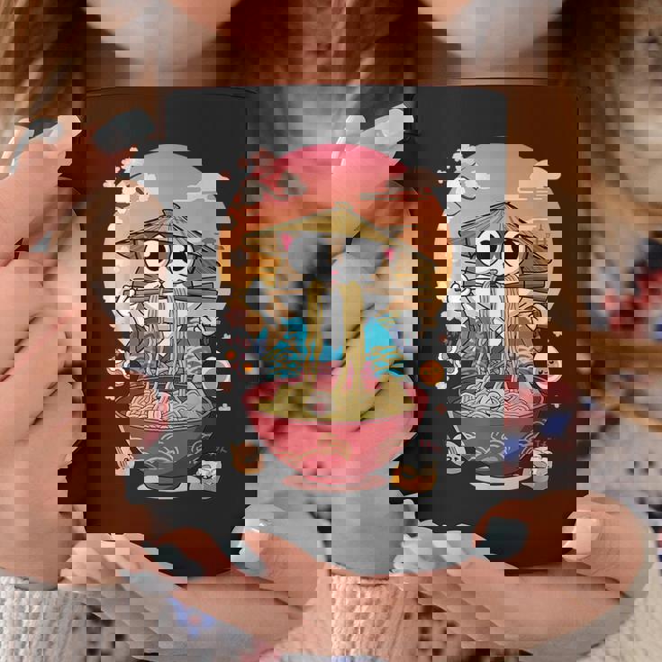 猫 ラーメン 日本語 面白い グラフィック カワイイ 猫 アニメ 恋人 コーヒーマグ 面白い贈り物