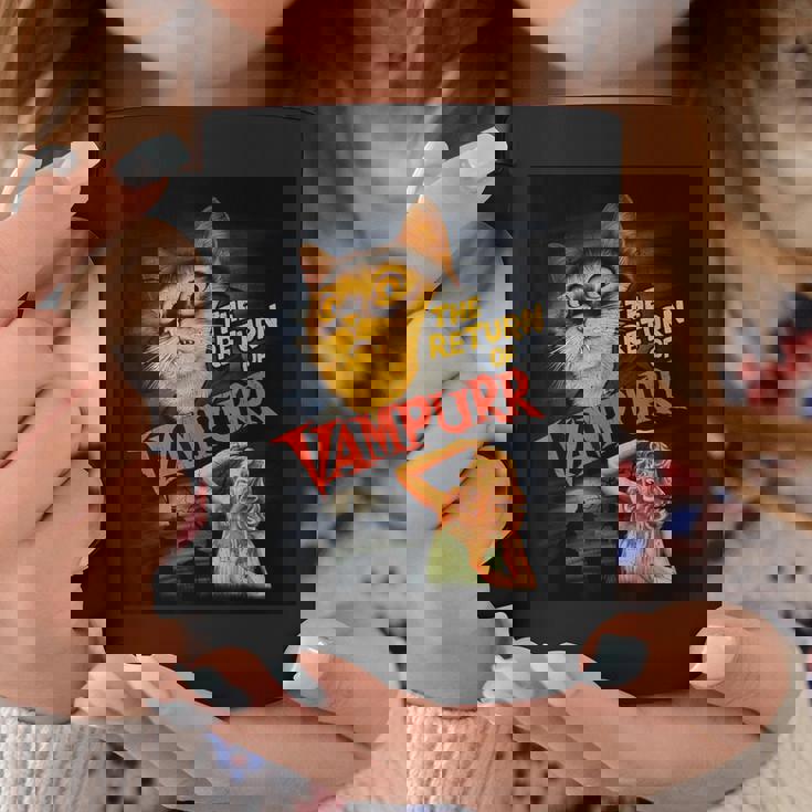 猫 吸血鬼 クラシック ホラー 映画 ファニー グラフィック シャツ コーヒーマグ 面白い贈り物