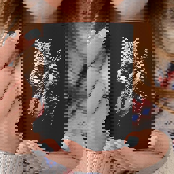 猫 演奏 チェロ ヴィンテージ ジャズ ミュージシャン チェリスト コーヒーマグ 面白い贈り物