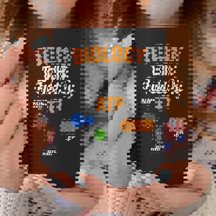 生物学教師 Fueled By Atp 面白い教師 生物学者ギフト コーヒーマグ 面白い贈り物
