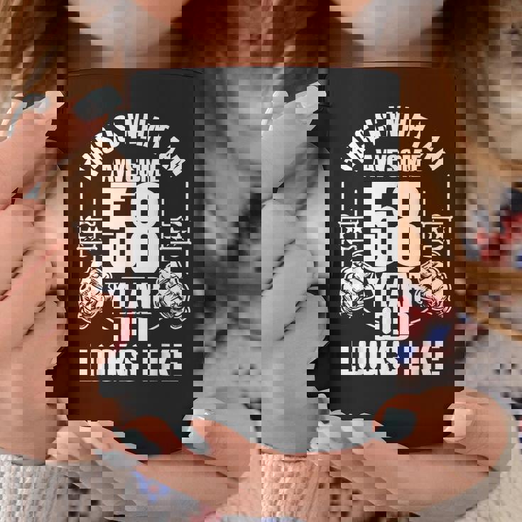 男性、女性、58歳の誕生日への58歳の誕生日プレゼント コーヒーマグ 面白い贈り物