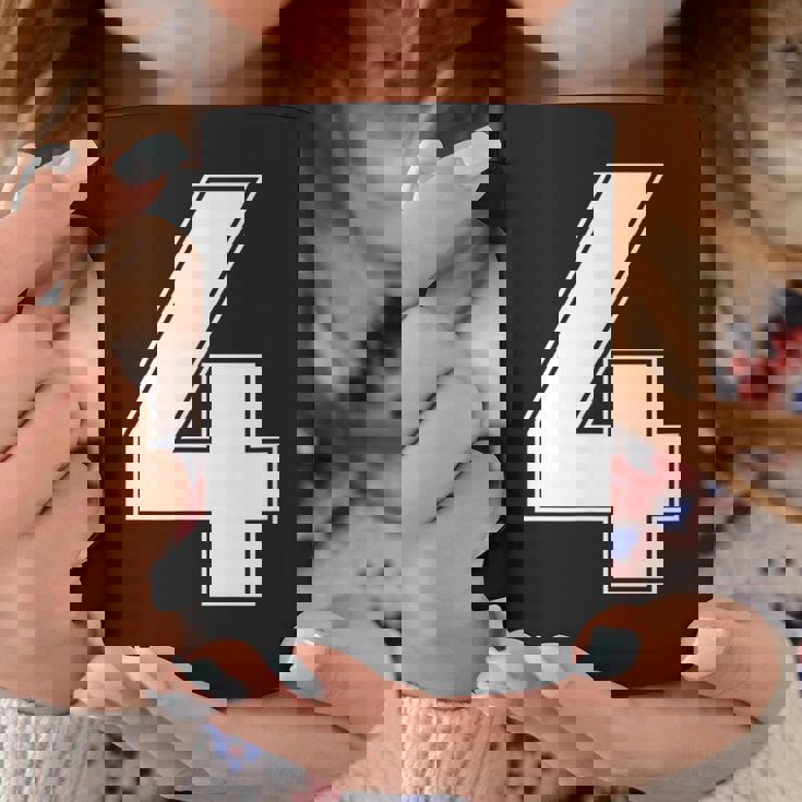 番号4 Fourports アスレチック チーム ジャージー バーシティ ユニフォーム コーヒーマグ 面白い贈り物
