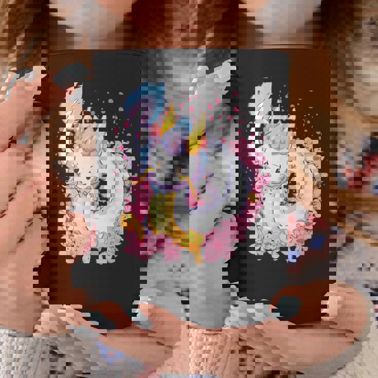 白 アニメ ドラゴン 美的 カワイイ コーヒーマグ 面白い贈り物