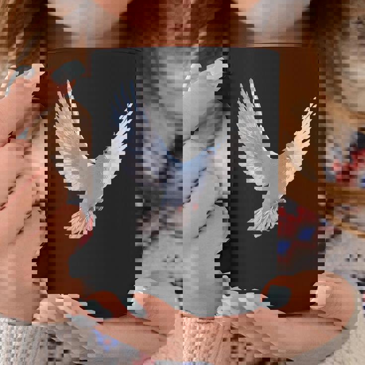 白いハト 白いキジバト 甘いハト コーヒーマグ 面白い贈り物