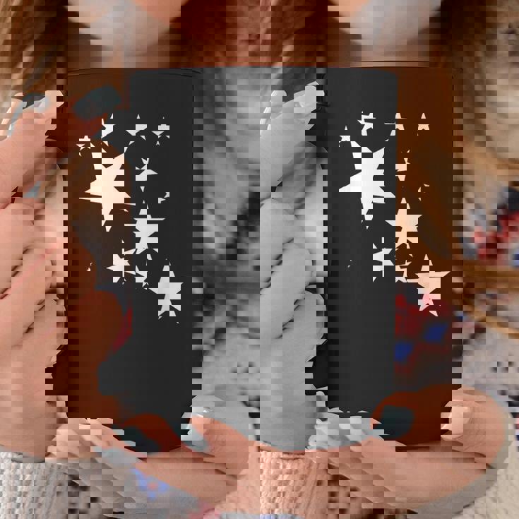 白い星 星柄 デザイン コスチューム ギフト 男性 女性 子供 コーヒーマグ 面白い贈り物