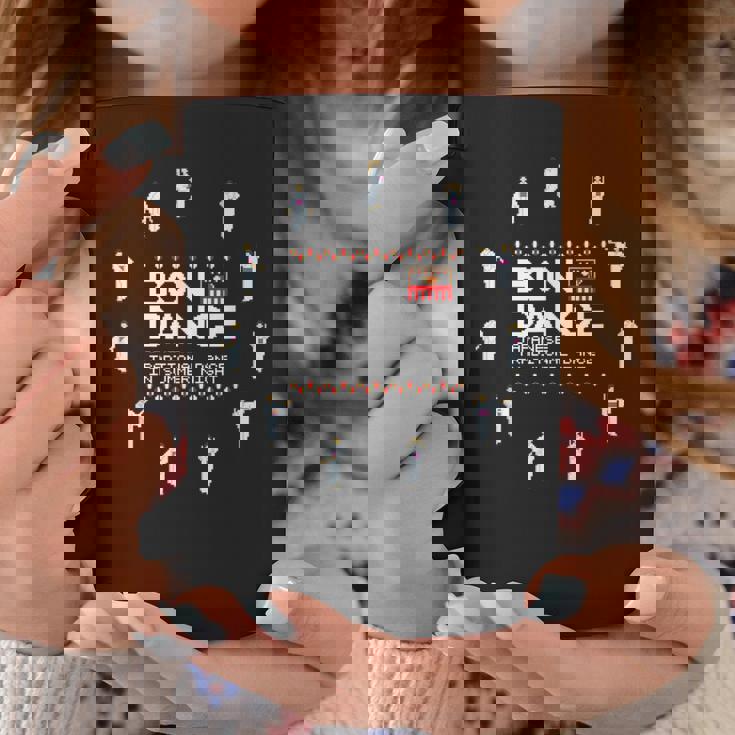 盆踊りドット絵 コーヒーマグ 面白い贈り物