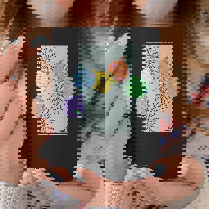 盛夏ー祭りの夜ー ヨーヨー 水風船 花火 祭り 夏 暑い 夜 レトロ 和柄 メンズ レディース キッズ コーヒーマグ 面白い贈り物