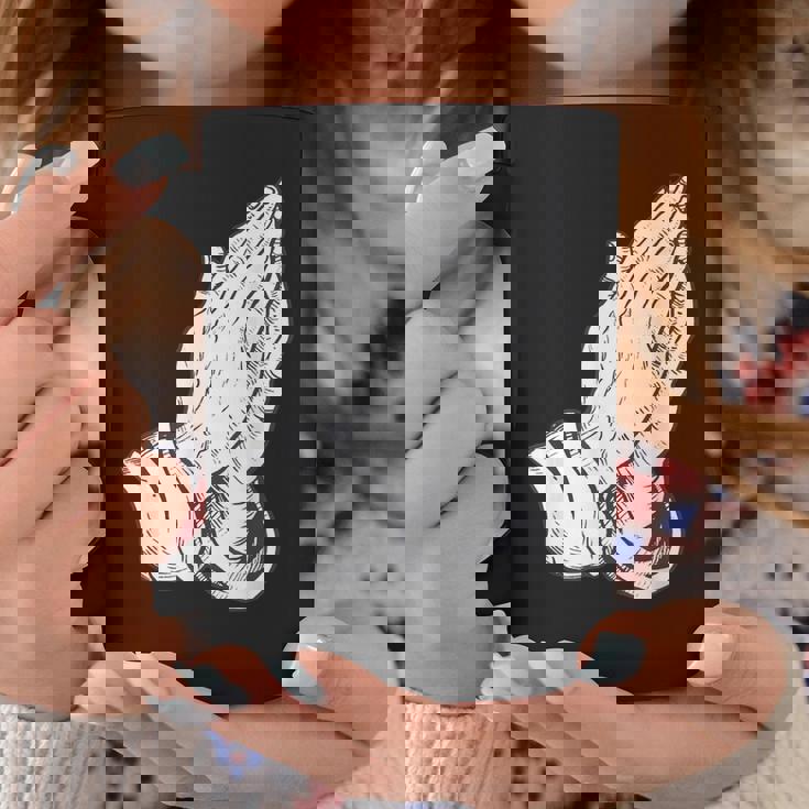 祈るイエスの手 コーヒーマグ 面白い贈り物