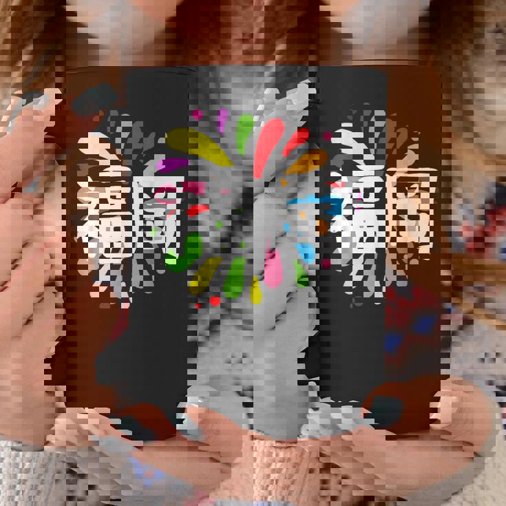 福岡 漢字 お土産 カラフル 祭り 花火風 コーヒーマグ 面白い贈り物