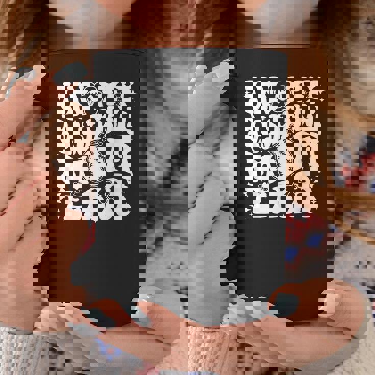 私の野球のお母さん時代にグルーヴィーなスポーツ親の野球ママ コーヒーマグ 面白い贈り物