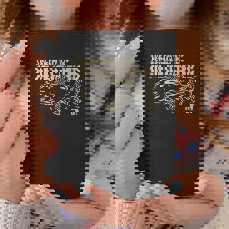 私はシーラカンスが本当に好きですok コーヒーマグ 面白い贈り物