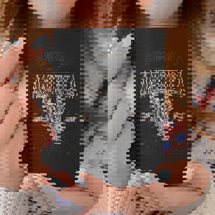 米国 アメリカン イーグル アメリカ国旗 パトリオット Usa メンズ ホワイト コーヒーマグ 面白い贈り物