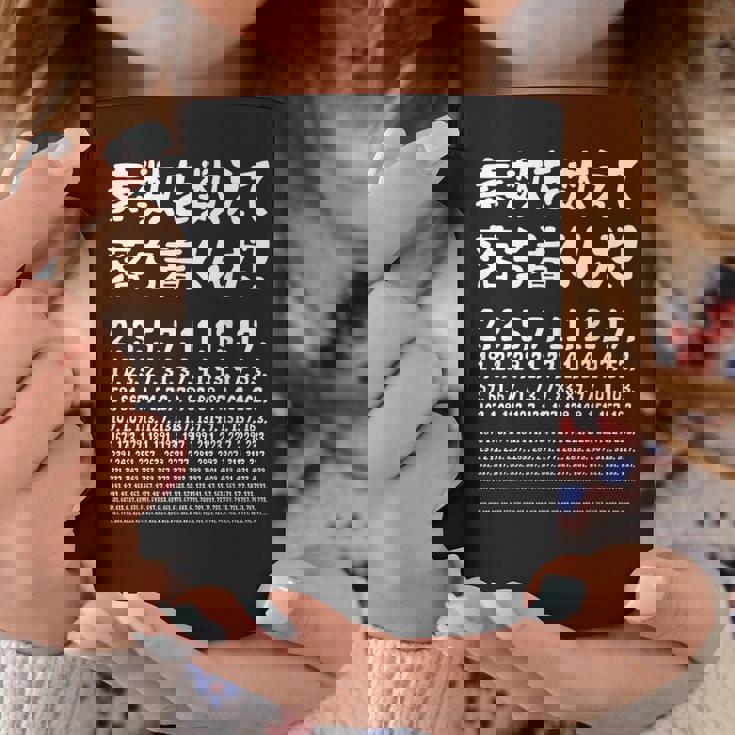 素数を数えて落ち着きましょう！数学者ジョーク受け狙いギャグ愛好家ジョーク数学面白いネタ コーヒーマグ 面白い贈り物