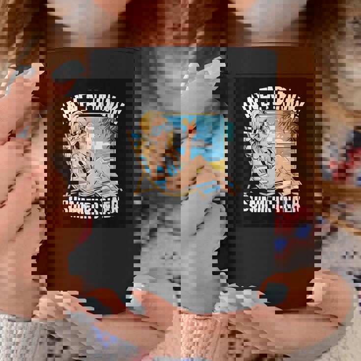 素敵な夏の言っているビーチモチーフ コーヒーマグ 面白い贈り物