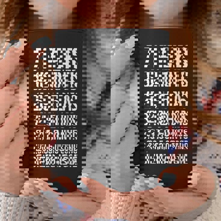 素晴らしい71歳の誕生日ギフト 面白い71歳の誕生日 コーヒーマグ 面白い贈り物