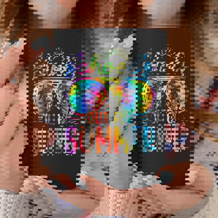 絞り染め 学校教師の夏最終日 コーヒーマグ 面白い贈り物