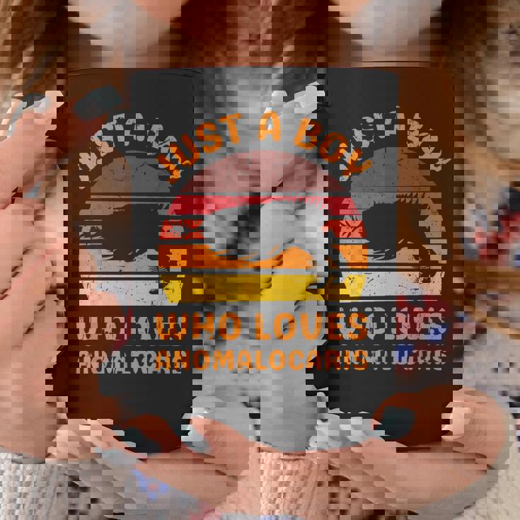 絶滅した節足動物アノマロカリスが大好きなただの少年 コーヒーマグ 面白い贈り物