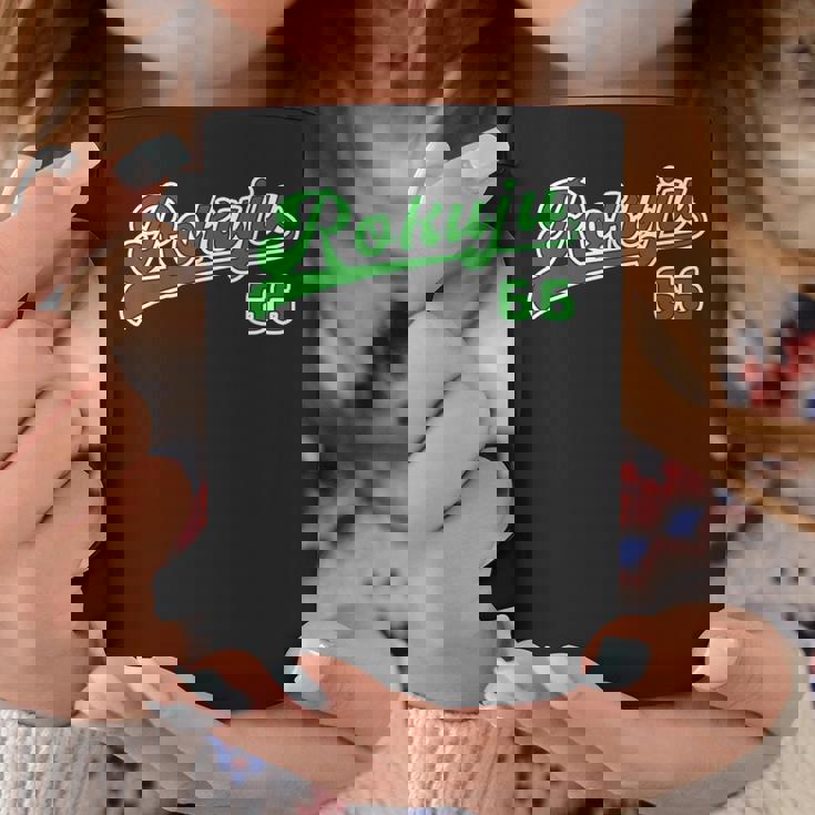 緑寿祝い 野球 野球好き 野球ユニフォーム風 Rokuju 文字 父 母 男性 女性 66歳 誕生日 コーヒーマグ 面白い贈り物