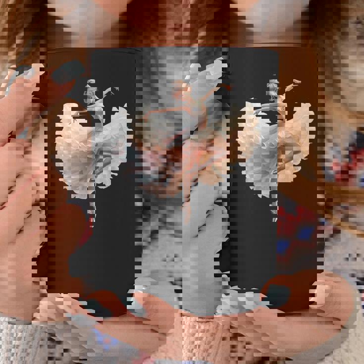 美しいバレリーナガール ダンシングバレエ水彩画 コーヒーマグ 面白い贈り物