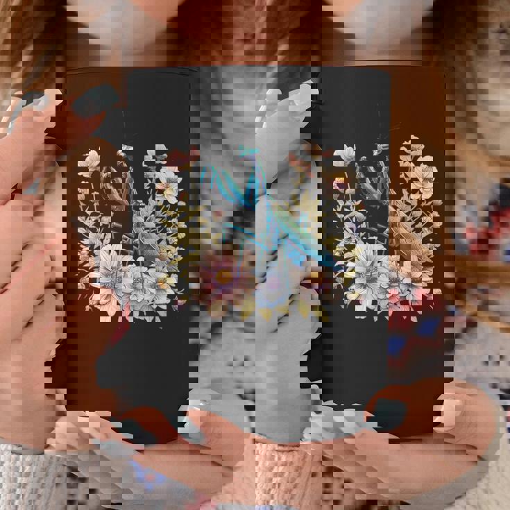 美しい昆虫アート カマキリ コーヒーマグ 面白い贈り物