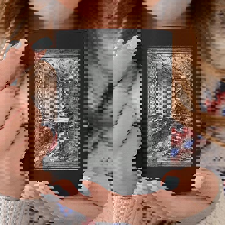 聖ジェロームの研究 アルブレヒト・デューラー ゴシック中世美術 コーヒーマグ 面白い贈り物