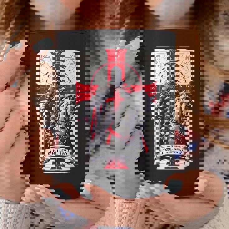 聖ジョージの日 4月23日 愛国的な衣装のアイデア イギリス コーヒーマグ 面白い贈り物