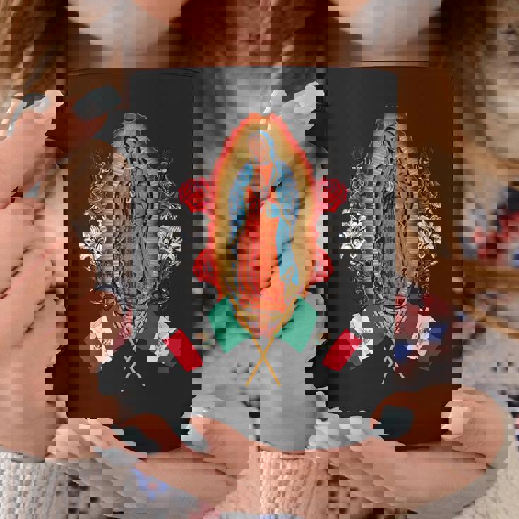 聖母マリア メキシコ国旗 聖母マリア グアダルーペ コーヒーマグ 面白い贈り物