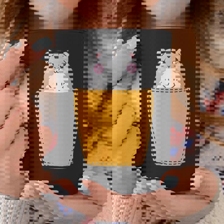 胸ポケットにハムスター コーヒーマグ 面白い贈り物