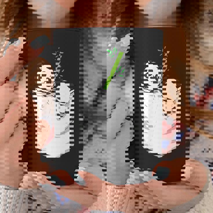 胸ポケットパンダ パンダ クマ コーヒーマグ 面白い贈り物