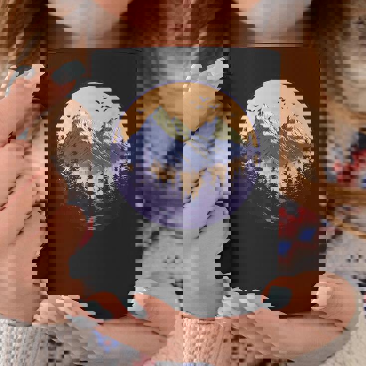 自然の中でのハイキング、ハイキング コーヒーマグ 面白い贈り物