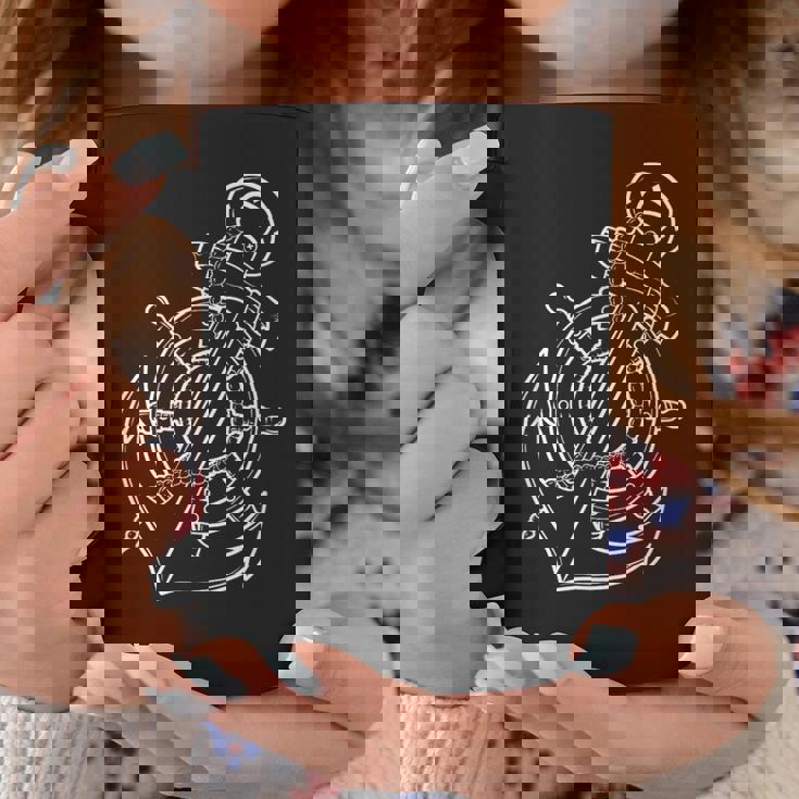 船員、スキッパー、船員のための帆船アンカーとボート。 コーヒーマグ 面白い贈り物